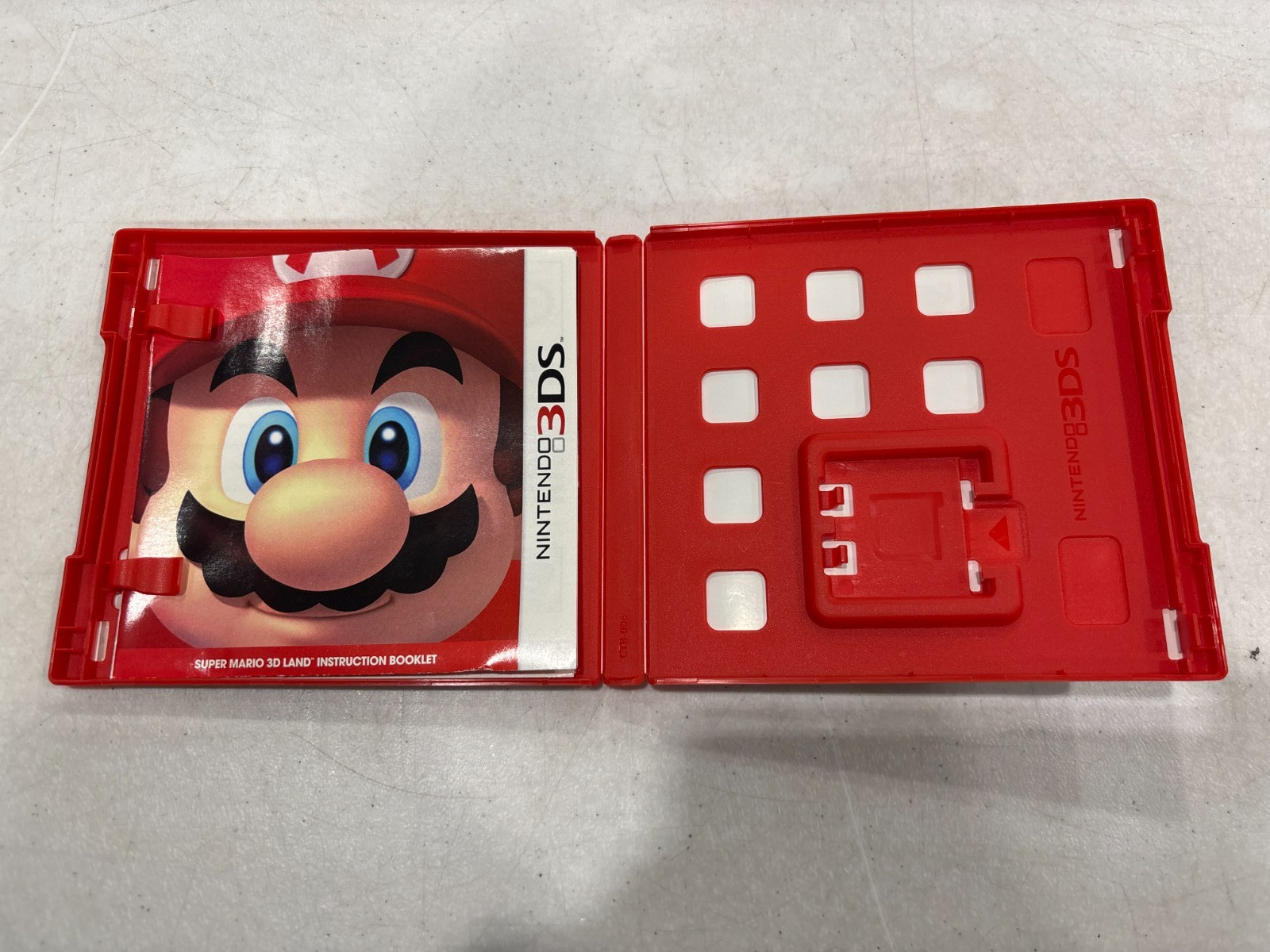 Case and Manual Only *NO GAME* Super Mario 3D Land Nintendo 3DS Authentic