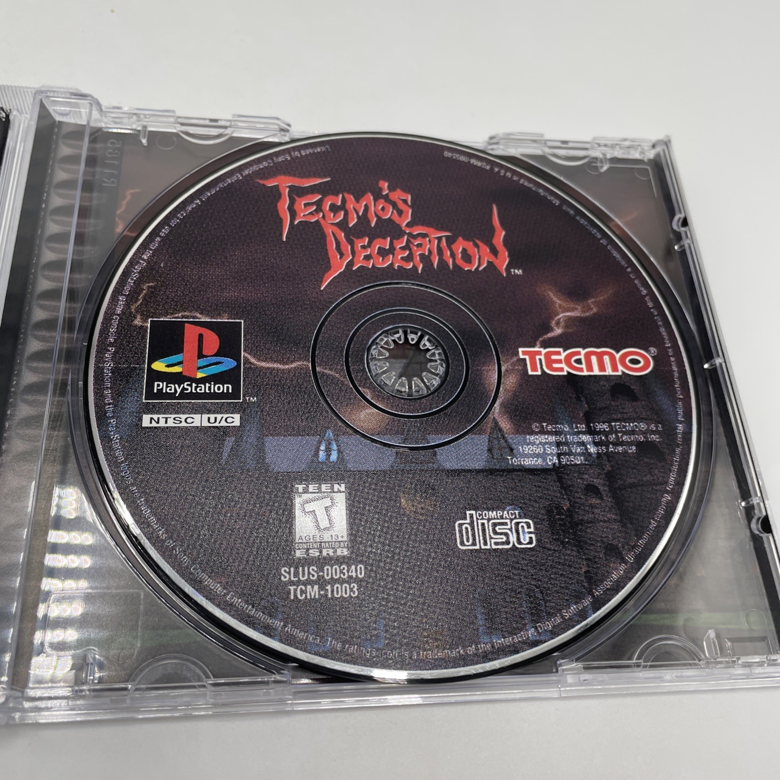 Tecmo’s Deception + Kagero + Dark Delusion 1-3 PS1 PlayStation 1 Lot Of 3 Games