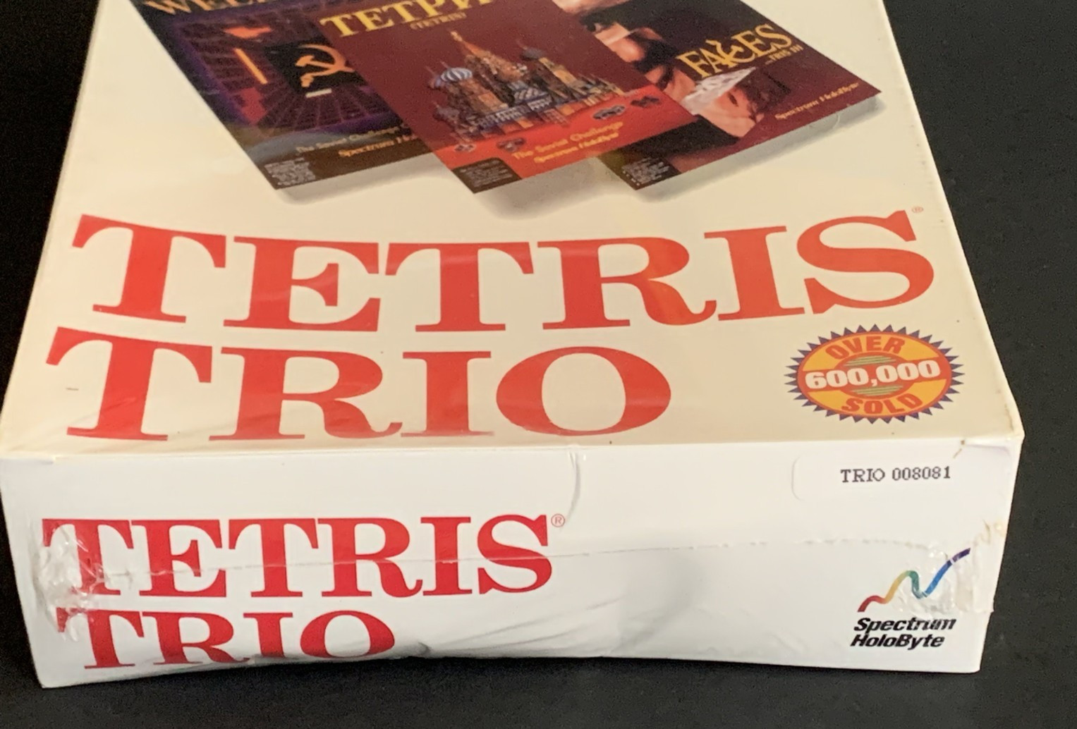 Tetris Trio Spectrum Game IBM Vtg Soviet Challenge Welltris Faces 3.5″ & 5.2 NEW
