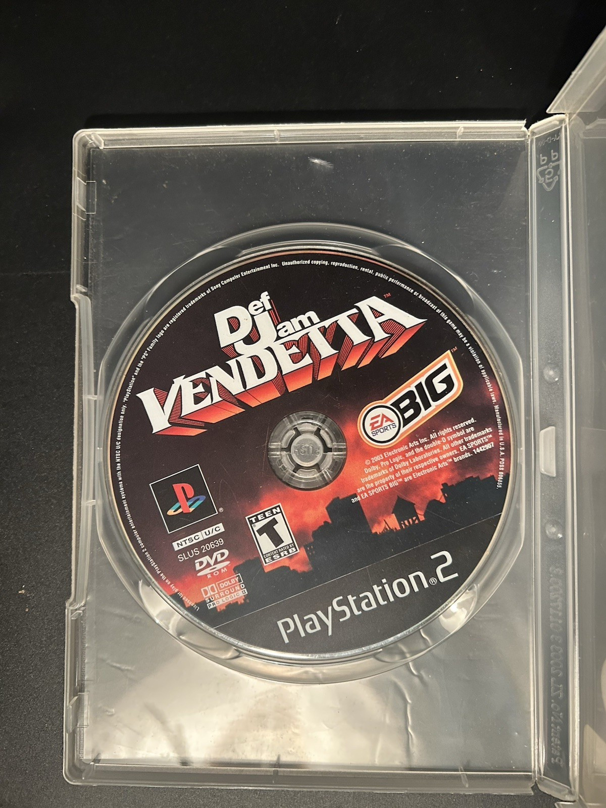 EA SPORTS BIG Def Jam Vendetta PS2 2003 T Fighting/Wrestling NTSC-U/C (USED)