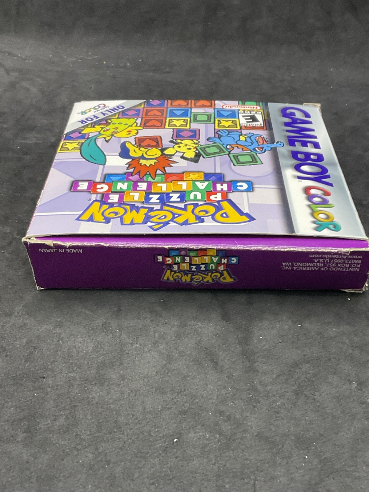 Pokémon Puzzle Challenge (Nintendo Game Boy Color, 2000) Box Only