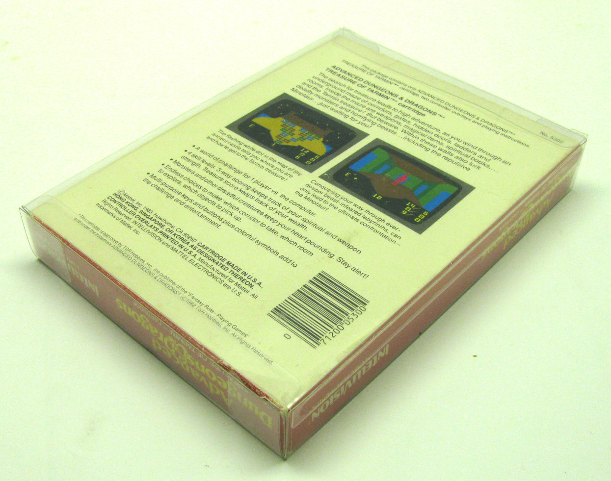1X INTELLIVISION GAME CIB (SIZE A) – CLEAR PLASTIC PROTECTIVE BOX PROTECTORS