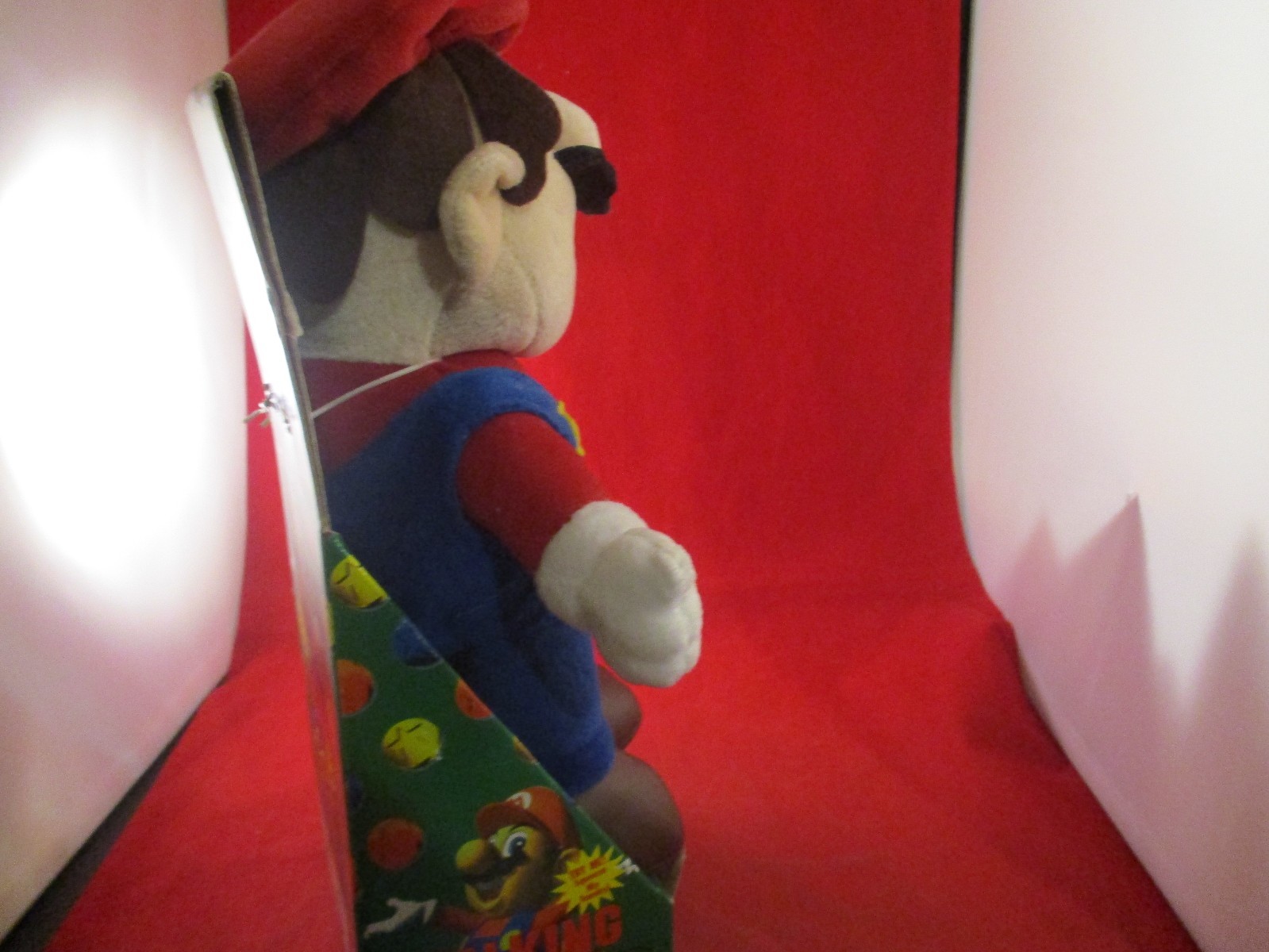 Talking Super Mario Plush Figure 1997 Treasures, Inc. Nintendo 64 Era Toy WORKS!