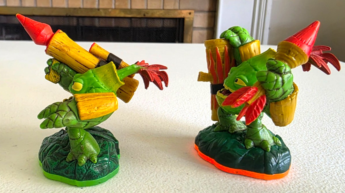 Skylanders Lot of 2 Zook Series 1 and 2 Activision Figurines