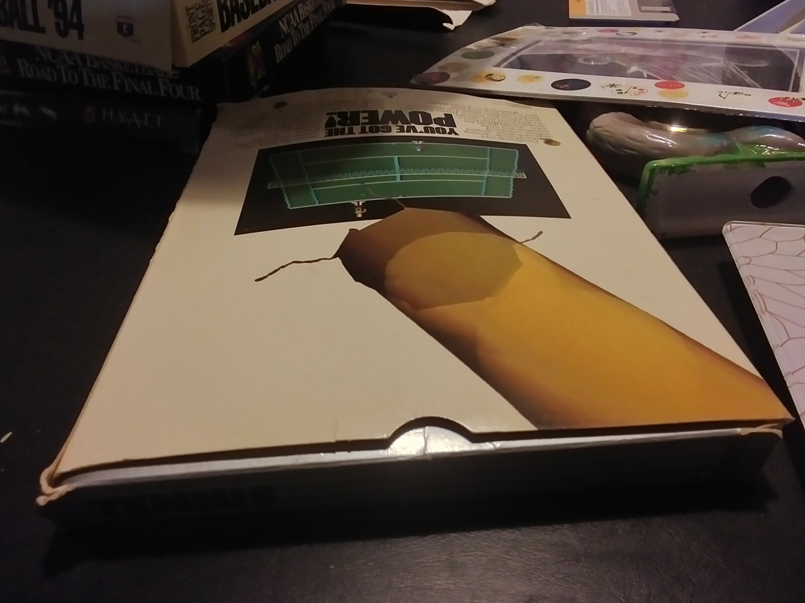Atari 1983 Tennis RX8042 Vintage Cartridge Computer Sports Game + Original Box