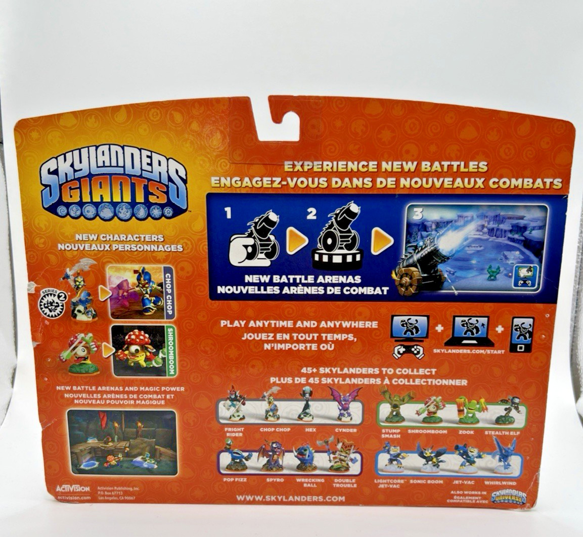 LOT! Activision Skylanders Pop Fizz Whirlwind Trigger Happy Chop Chop Shroomboom