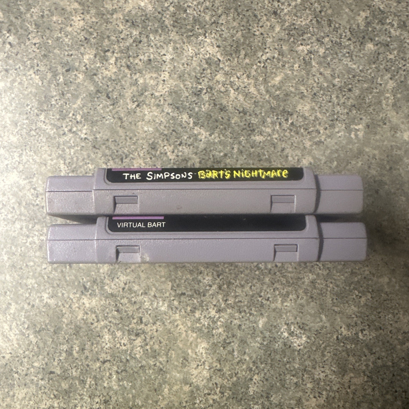 Virtual Bart & The Simpsons Barts Nightmare (SNES Super Nintendo, 1994)