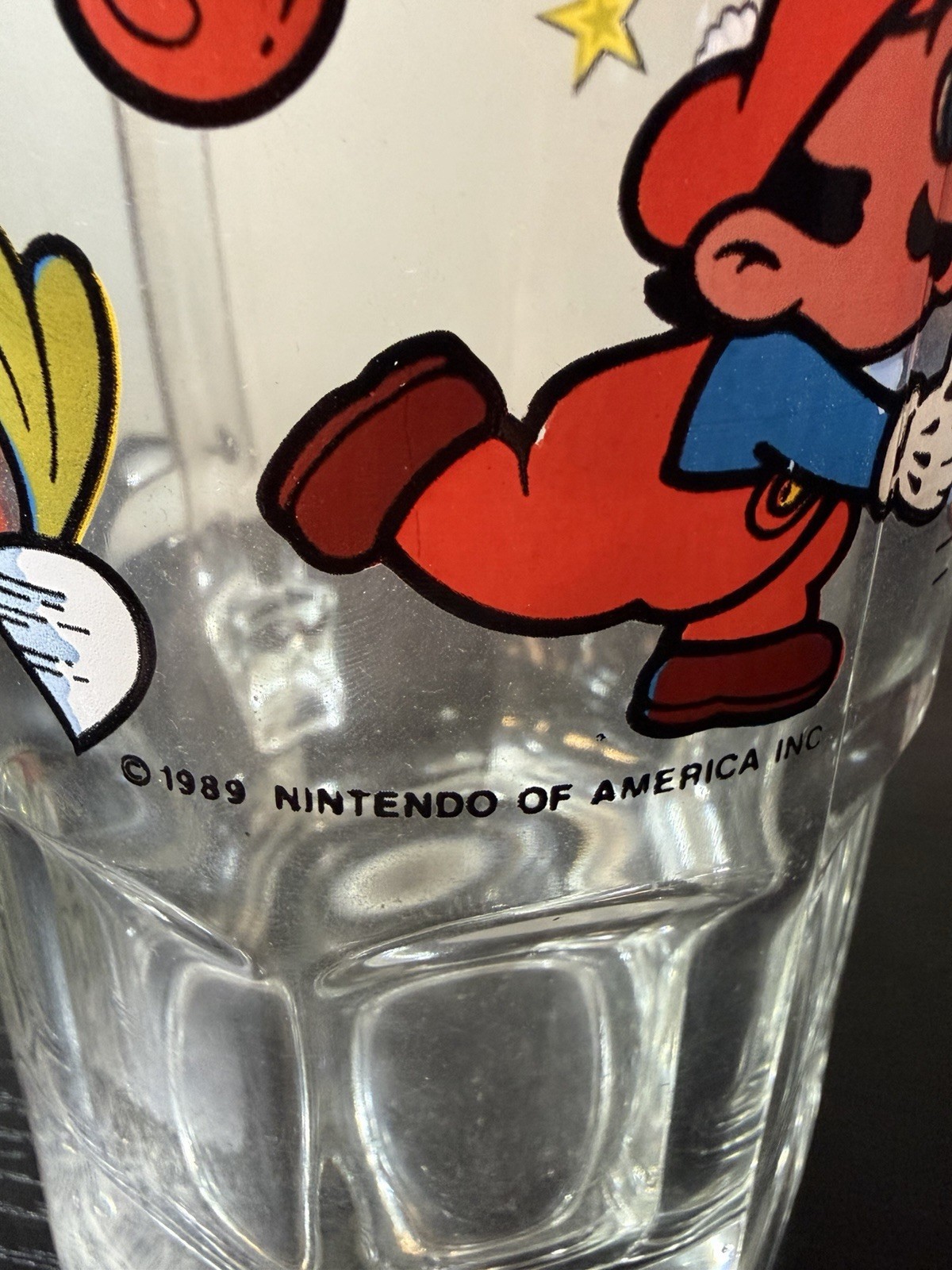 1989 Super Mario Bros. Beer Stein Oversized Mug 8” Vintage Rare Collectible