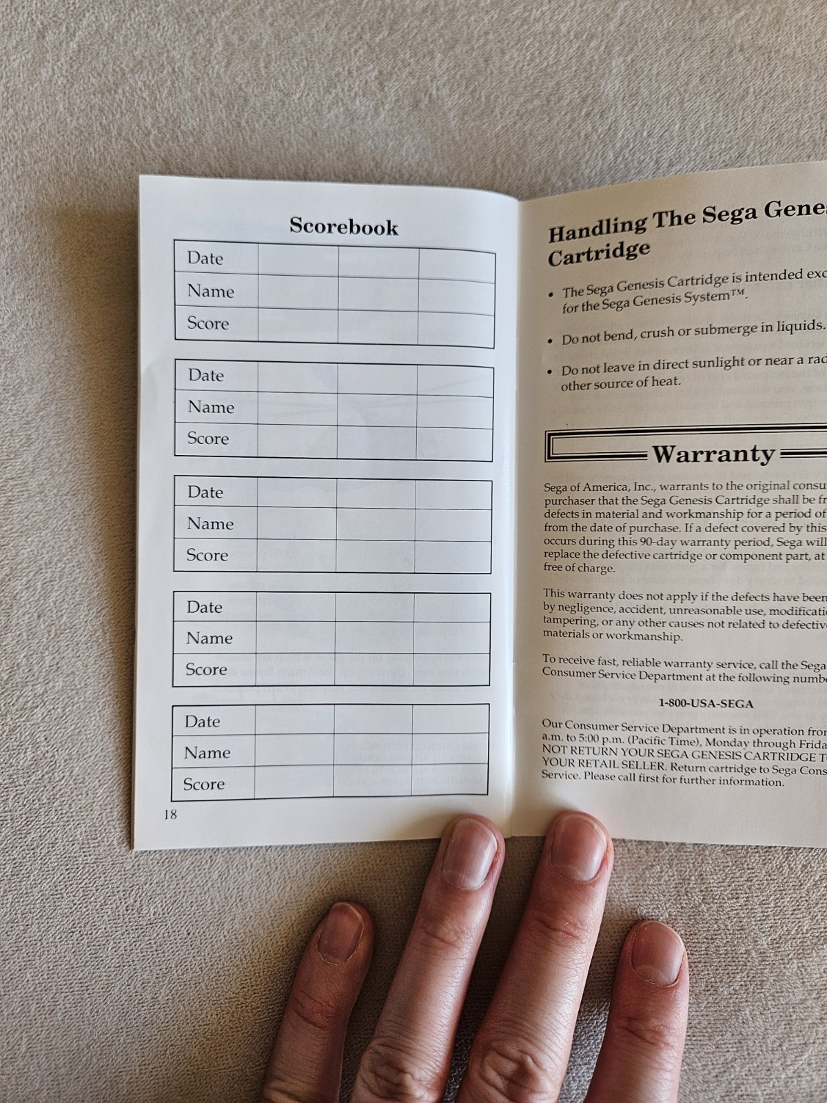 RAMBO III SEGA GENESIS MANUAL ONLY VERY GOOD CONDITION