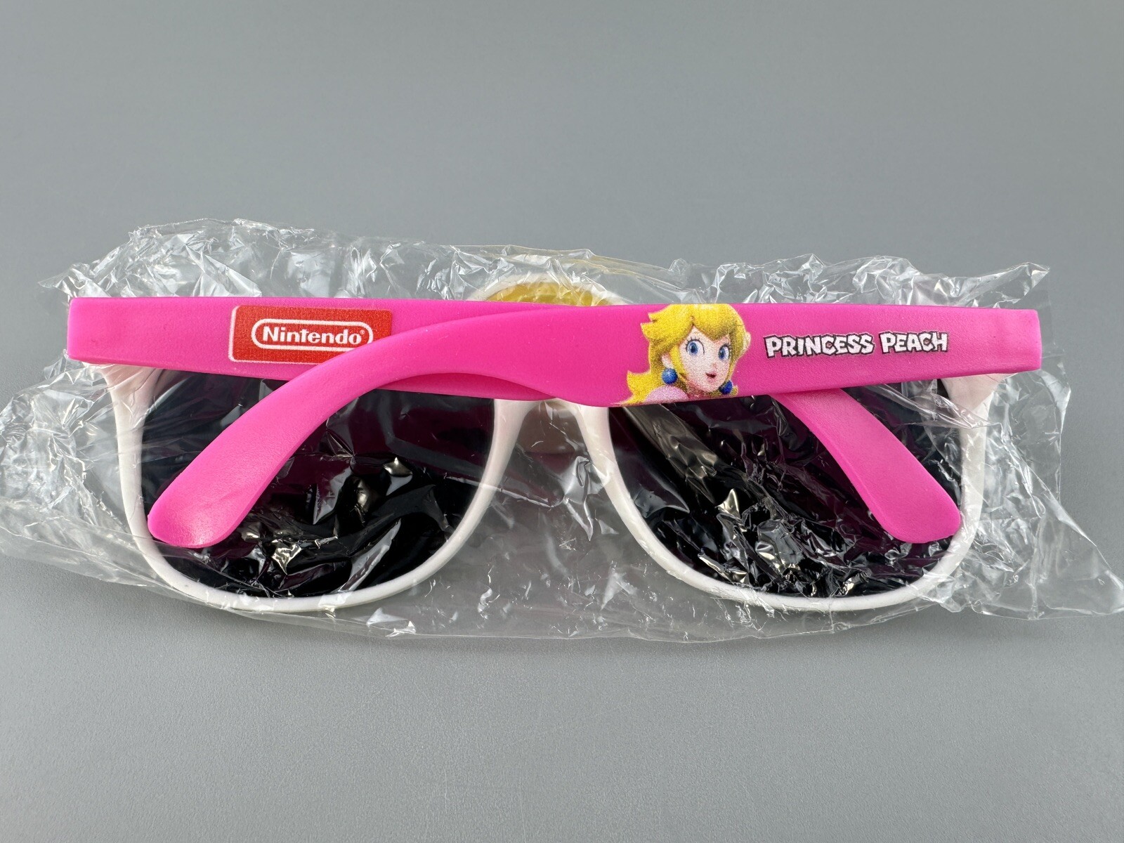 Princess Peach Pink White Sunglasses Nintendo Switch Promotional Promo Swag Rare