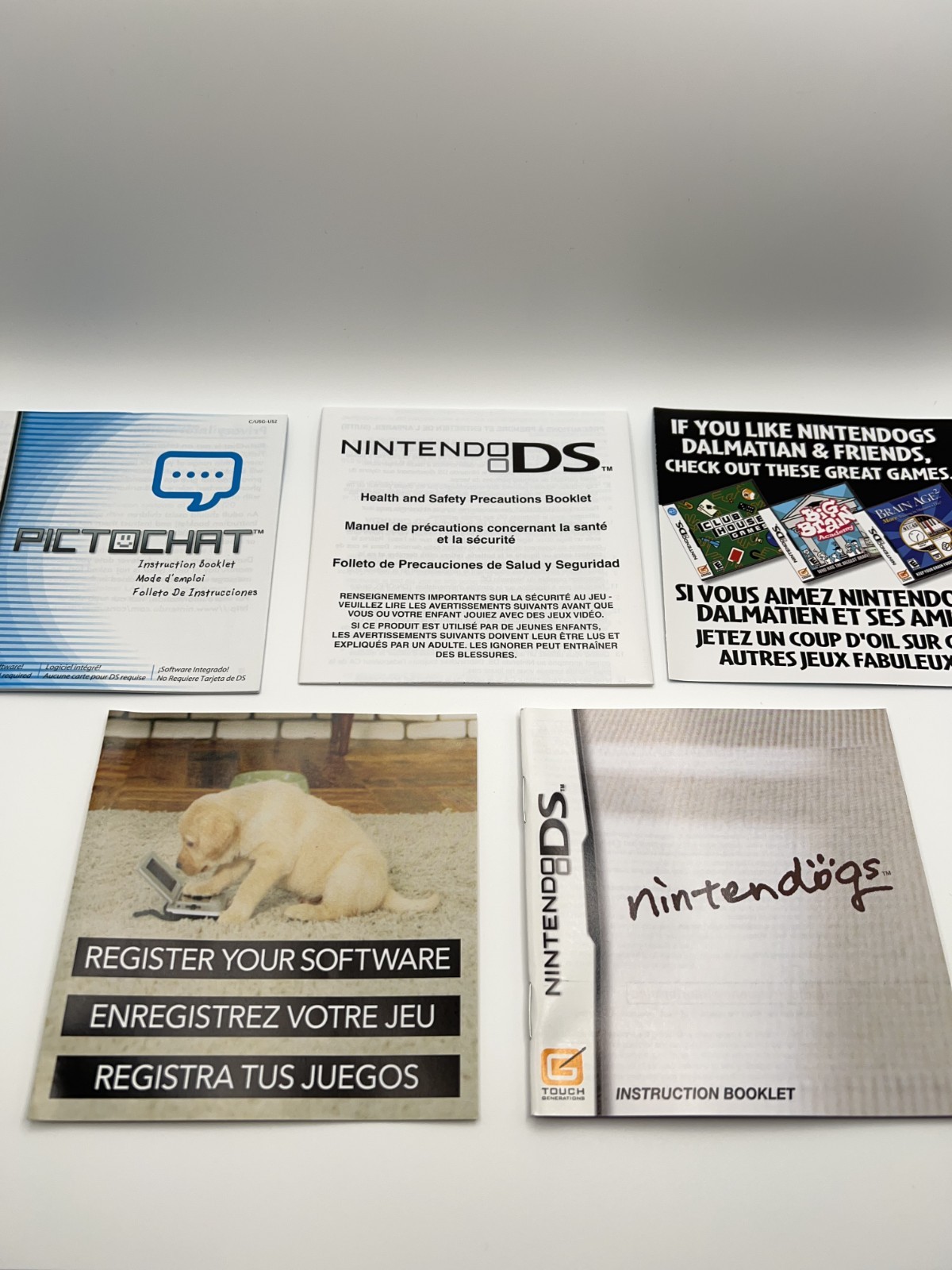 Nintendogs Best Friends (Nintendo DS) Authentic CIB All Inserts Tested & Working
