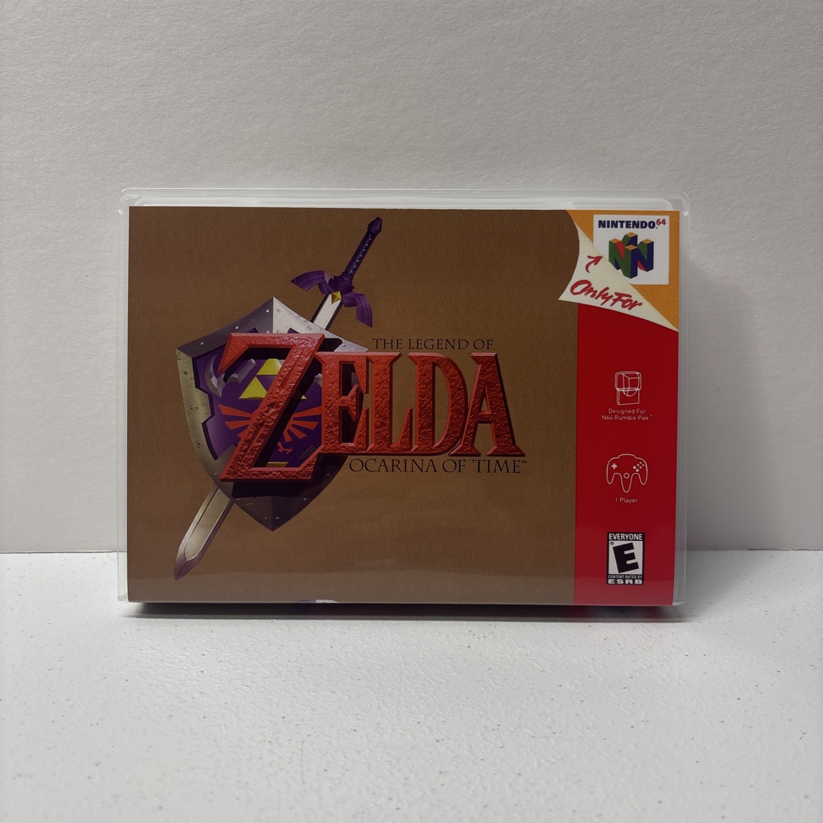 Zelda Ocarina Of Time Universal Game Case for Game Cart *CASE ONLY*