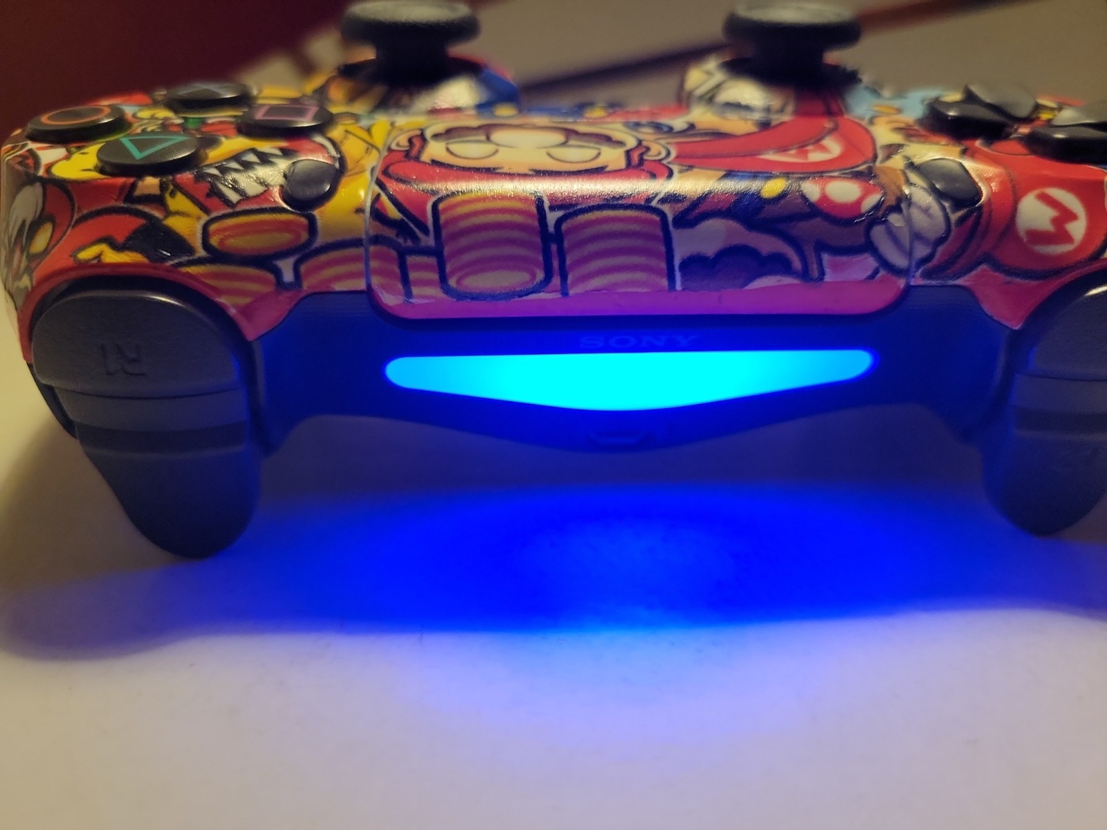 Mario Sony DualShock 4 Controller PlayStation PS4 – Custom Hydro Dipped