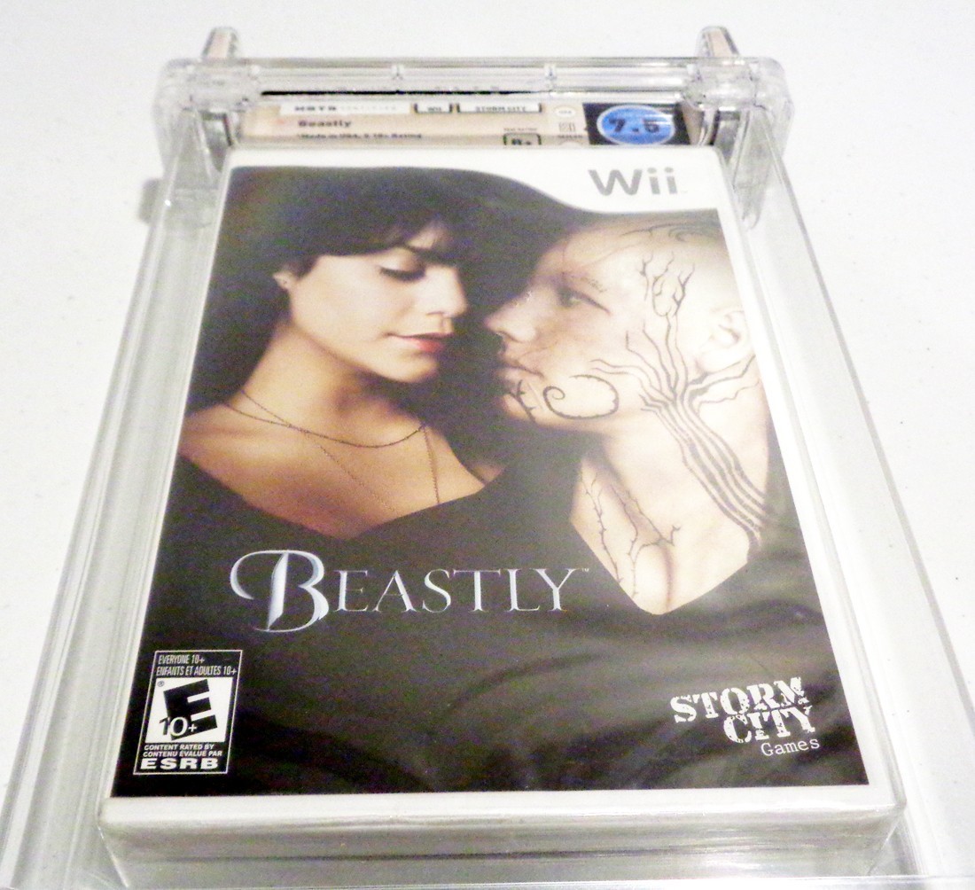 Beastly (Nintendo Wii, 2011) Storm City Games BRAND NEW SEALED GRADED WATA 7.5
