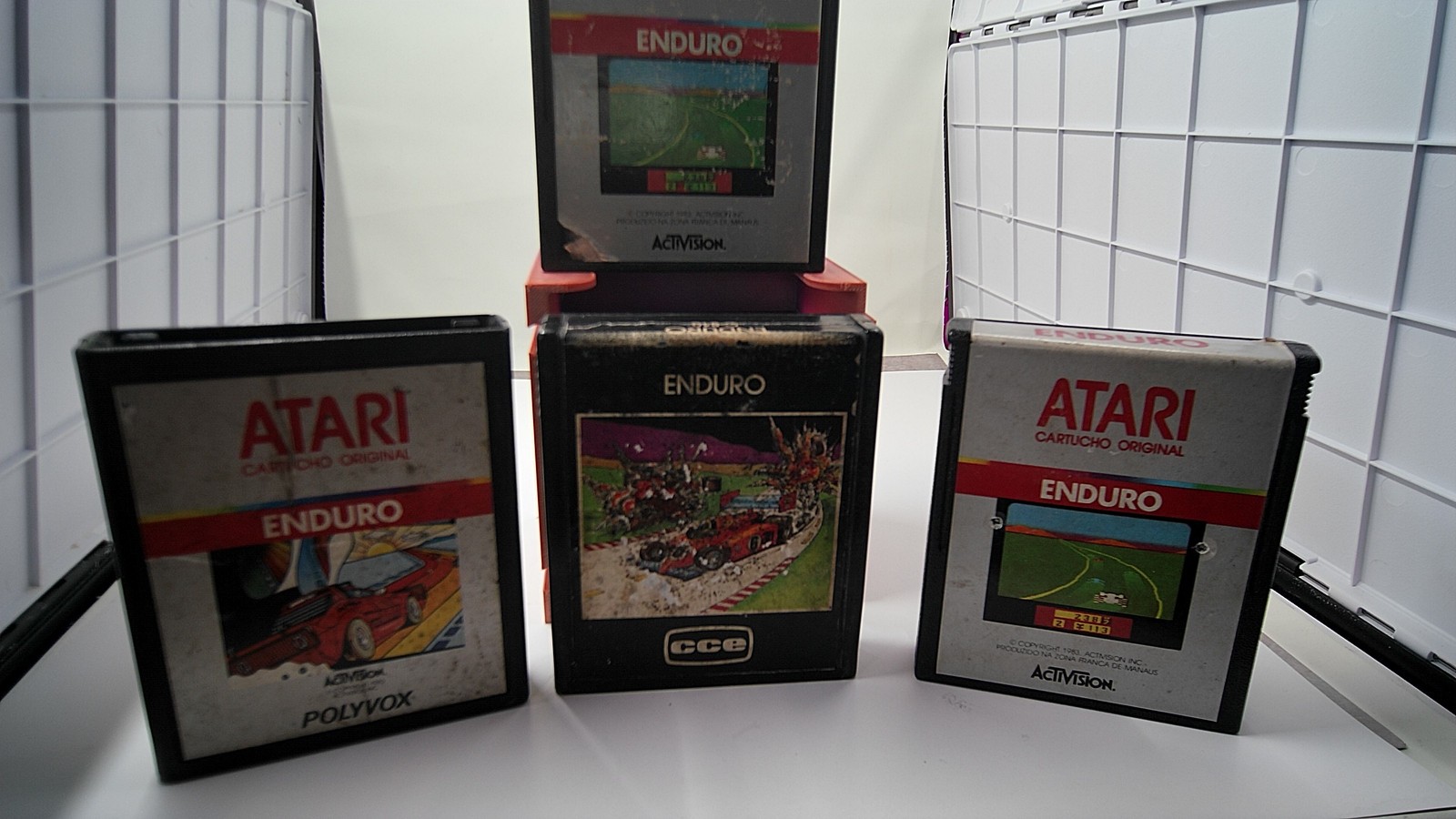 4x Enduro Polyvox / CCE (C-810) South America Brazil Atari 2600 NTSC
