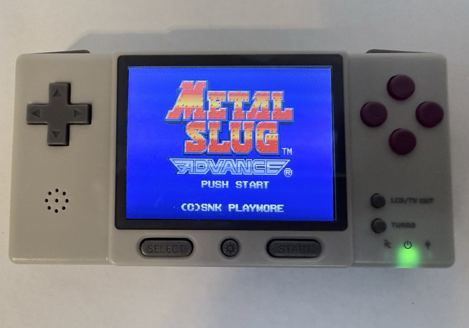 DIGI RetroBoy Handheld Console for Game Boy Advance Turbo 480p RCA Gray