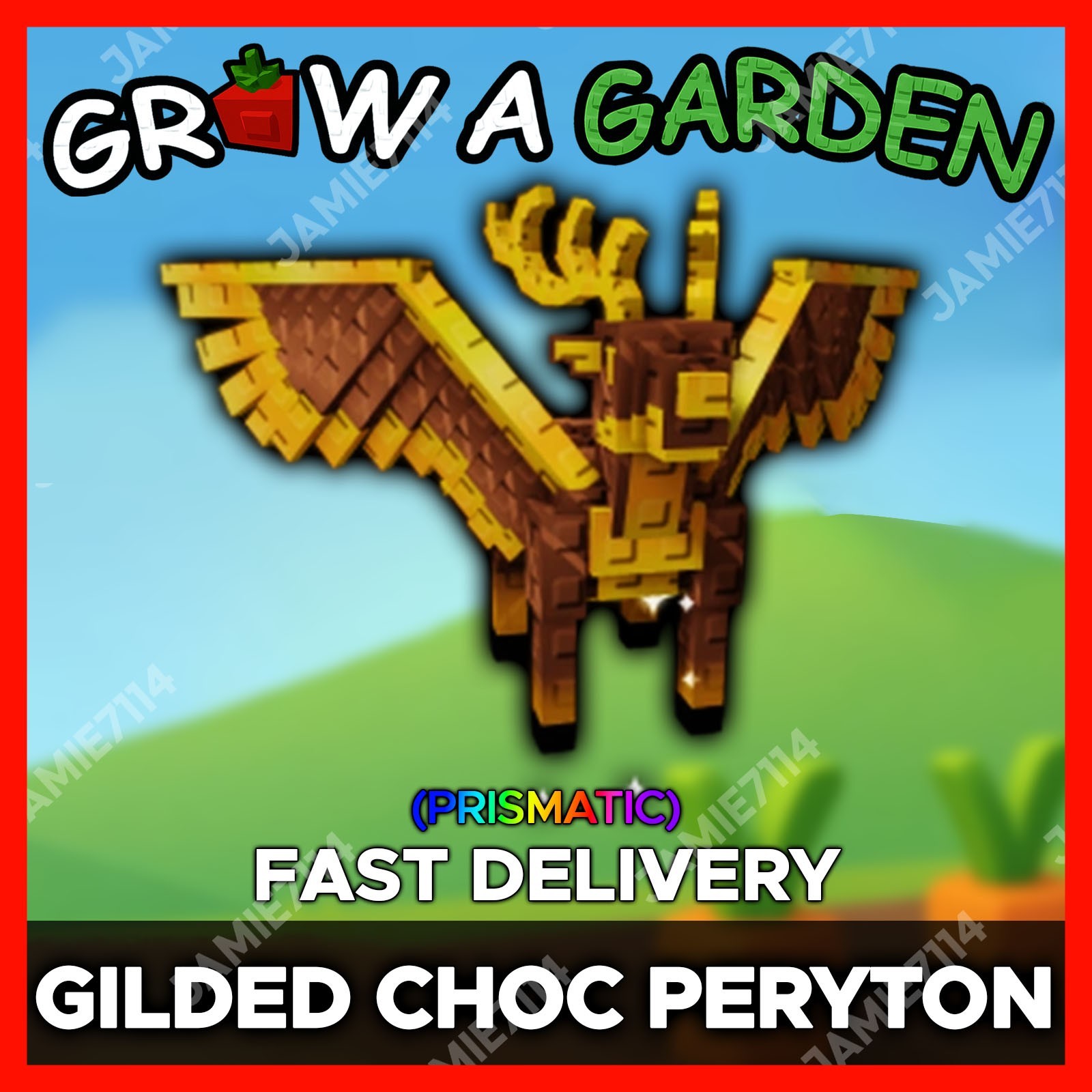 GILDED CHOC PERYTON | CHEAPEST |🪴Grow a Garden ‼️FAST & EASY DELIVERY‼️