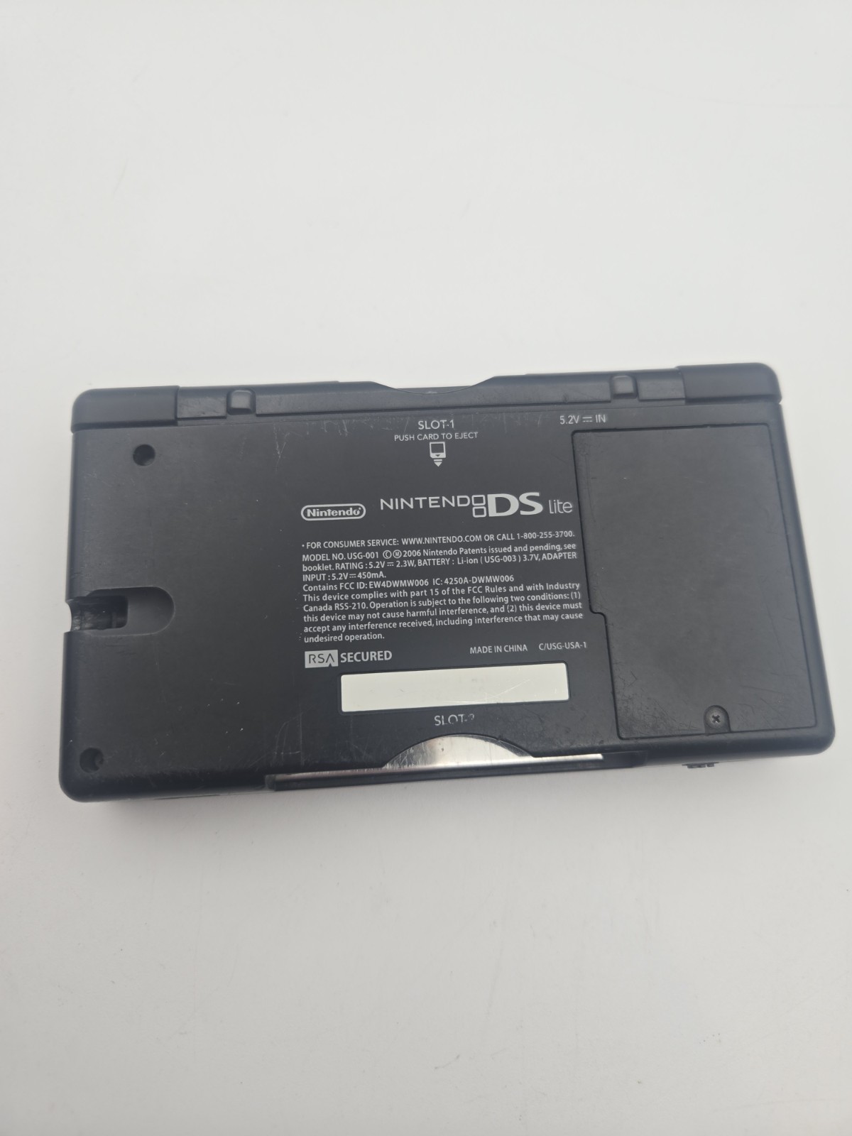 Won’t Power Off Nintendo DS Lite Handheld Game Console Only USG-001