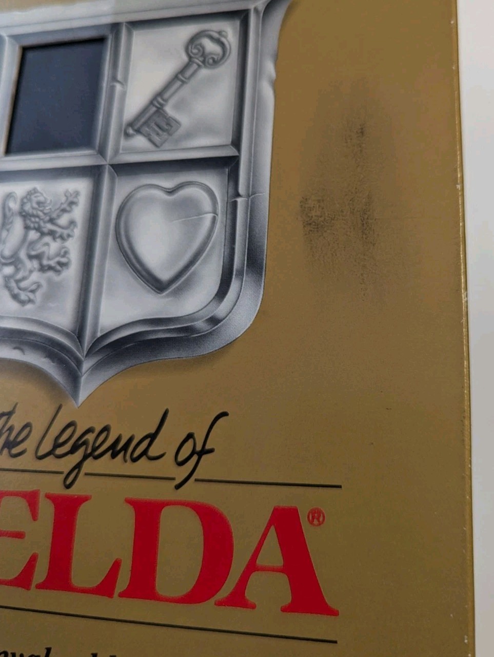 NINTENDO THE LEGEND OF ZELDA IN BOX GOOD NO BOOKLET TESTED.