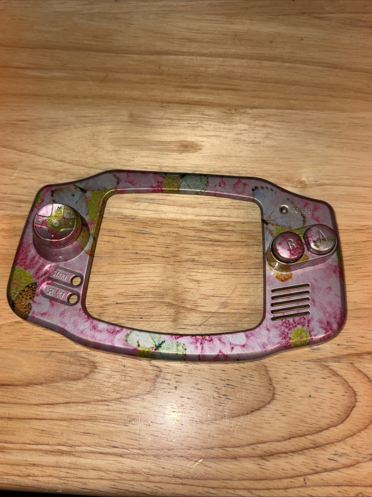 GBA hard shell marbelized multi-color case