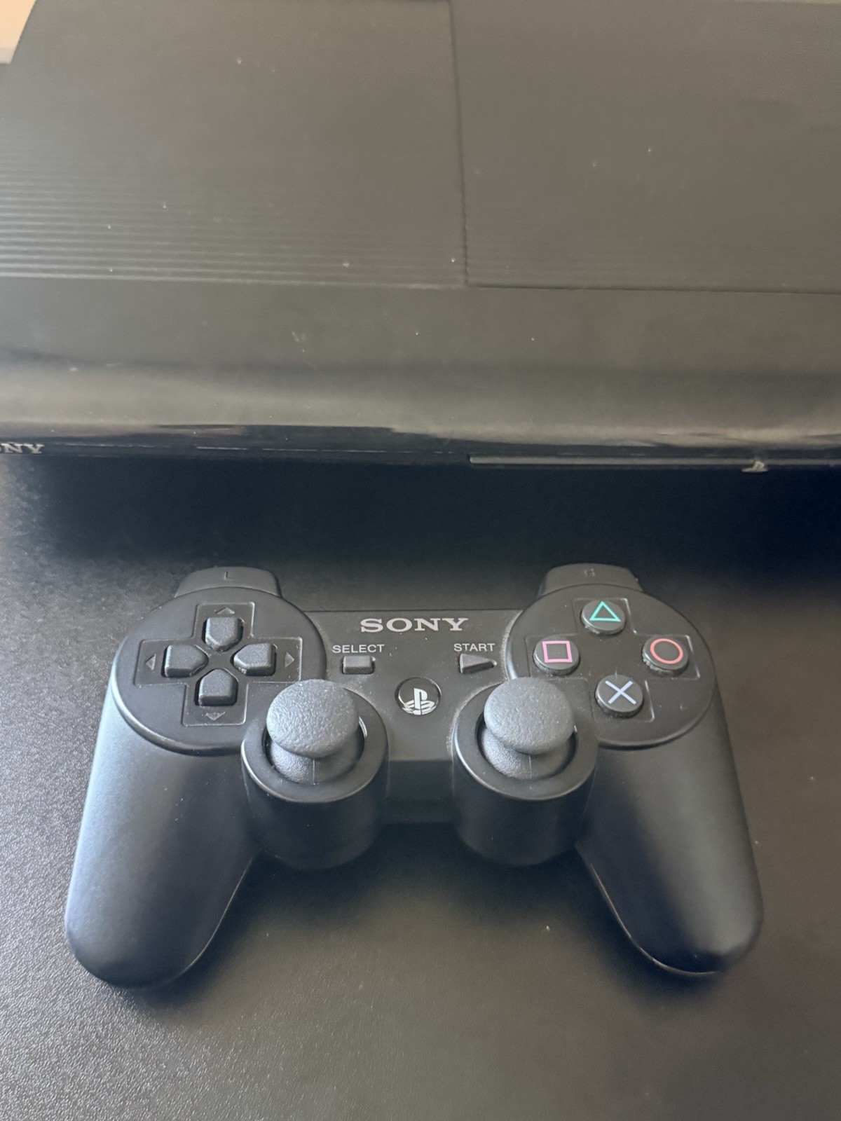Sony PS3 Super Slim 250GB Console Black CECH-4001B Bundle Controller GT6 Tested