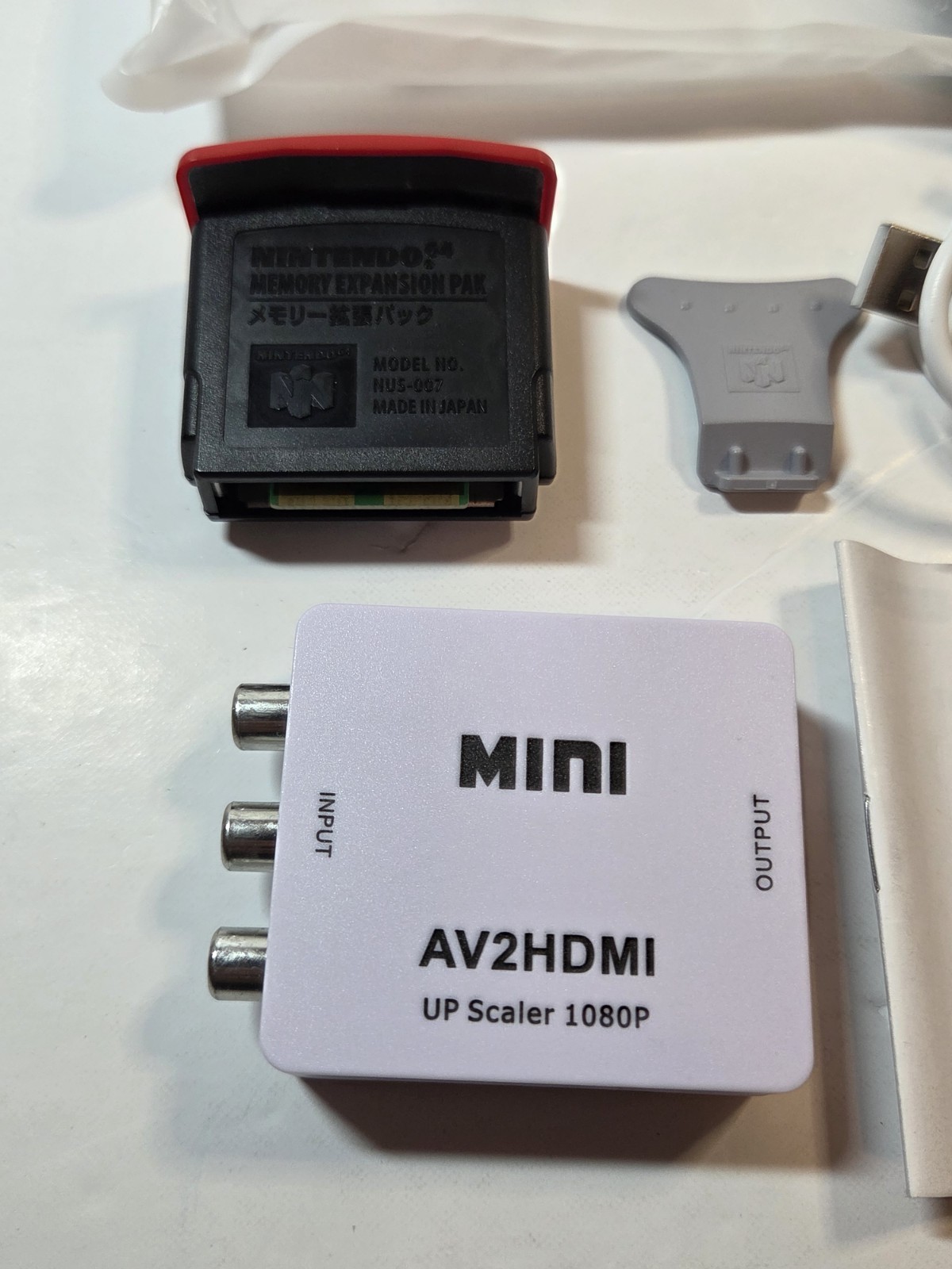 Nintendo 64 OEM Expansion Pak Pack + TOOL Official with Kit Hdmi