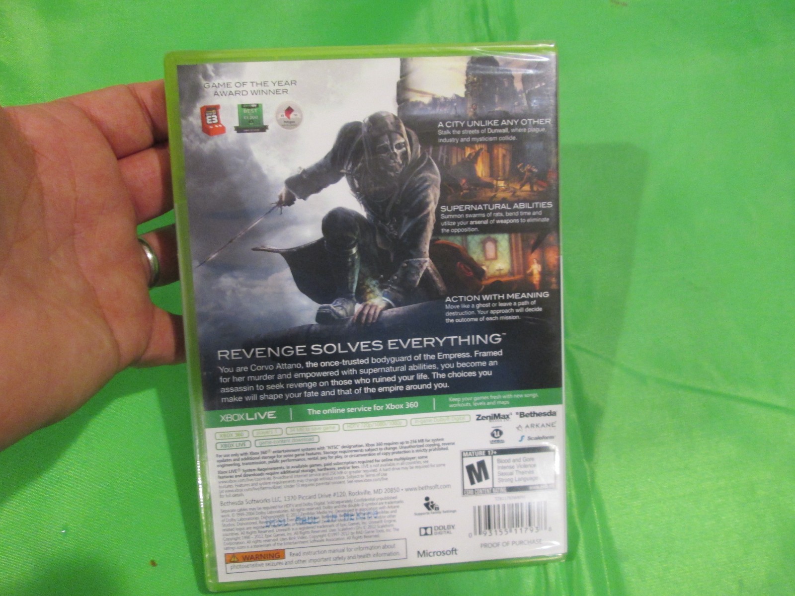 BIOSHOCK 1 XBOX 360 COMPLETE WITH MANUAL WORKS FIRST PRINT US EDITION
