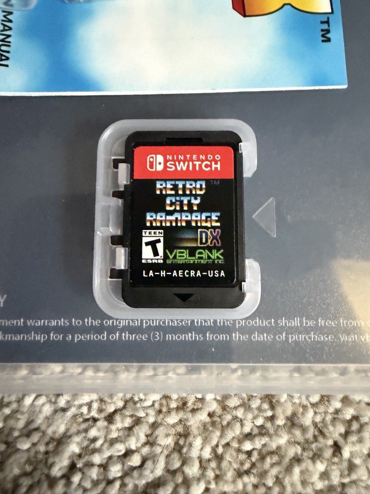 Retro City Rampage: DX Collector’s Edition (Nintendo Switch) 1st Edition.