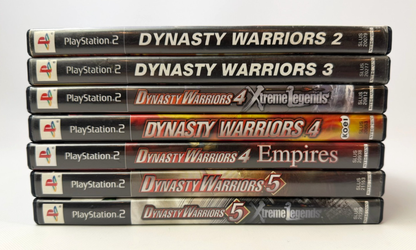 7 Dynasty Warriors PlayStation 2 ps2 Games: 2,3,4,5 + 4,5 Xtreme, 4 Empires