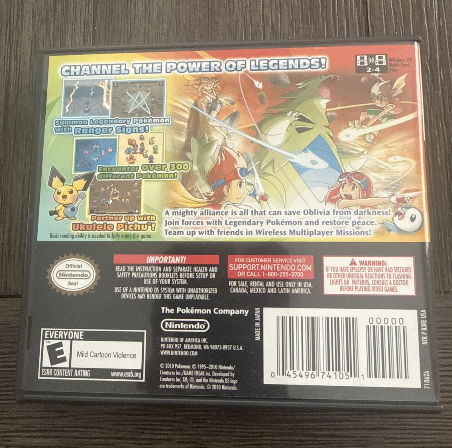 Pokémon Ranger Guardian Signs Nintendo DS CIB With All Inserts Authentic Tested