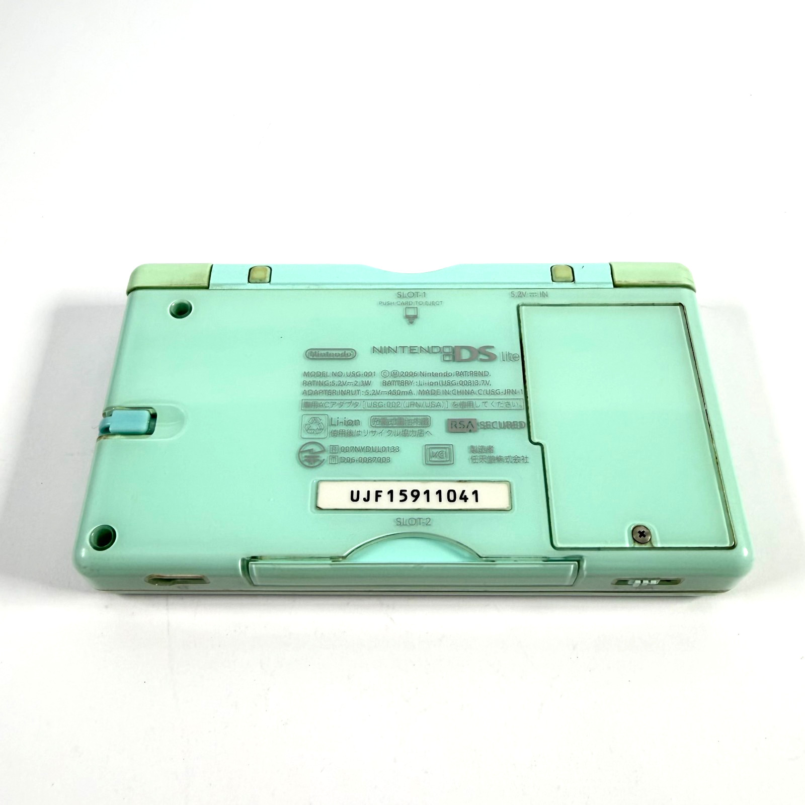 Nintendo DS Lite Handheld Console w/ Stylus + NEW Charger – Tested (TEAL Blue)