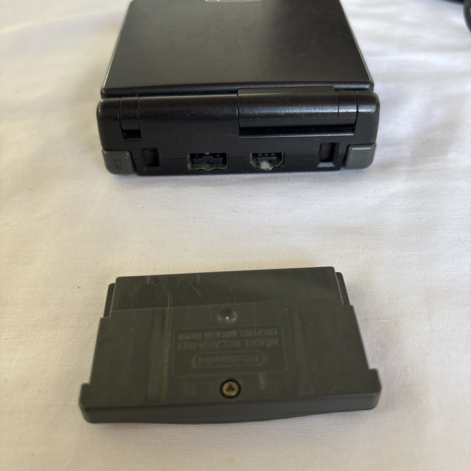 Nintendo Gameboy Advance SP Handheld System Console Onyx Black (AGS-001) Tested