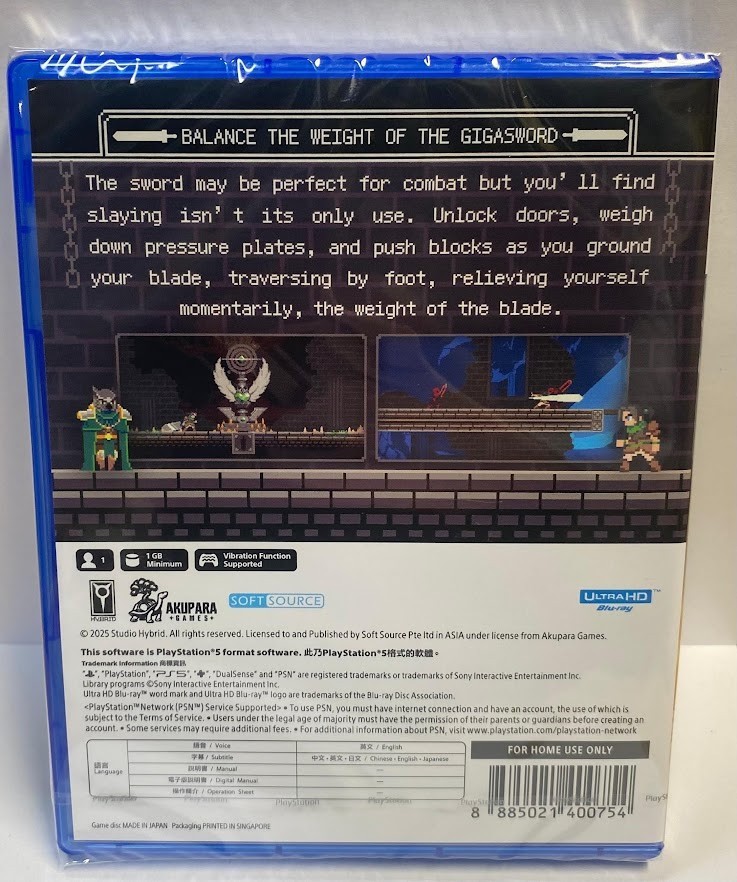 GigaSword (Multi-Language) PS5 Brand New Factory Sealed Game (2026 Platform)