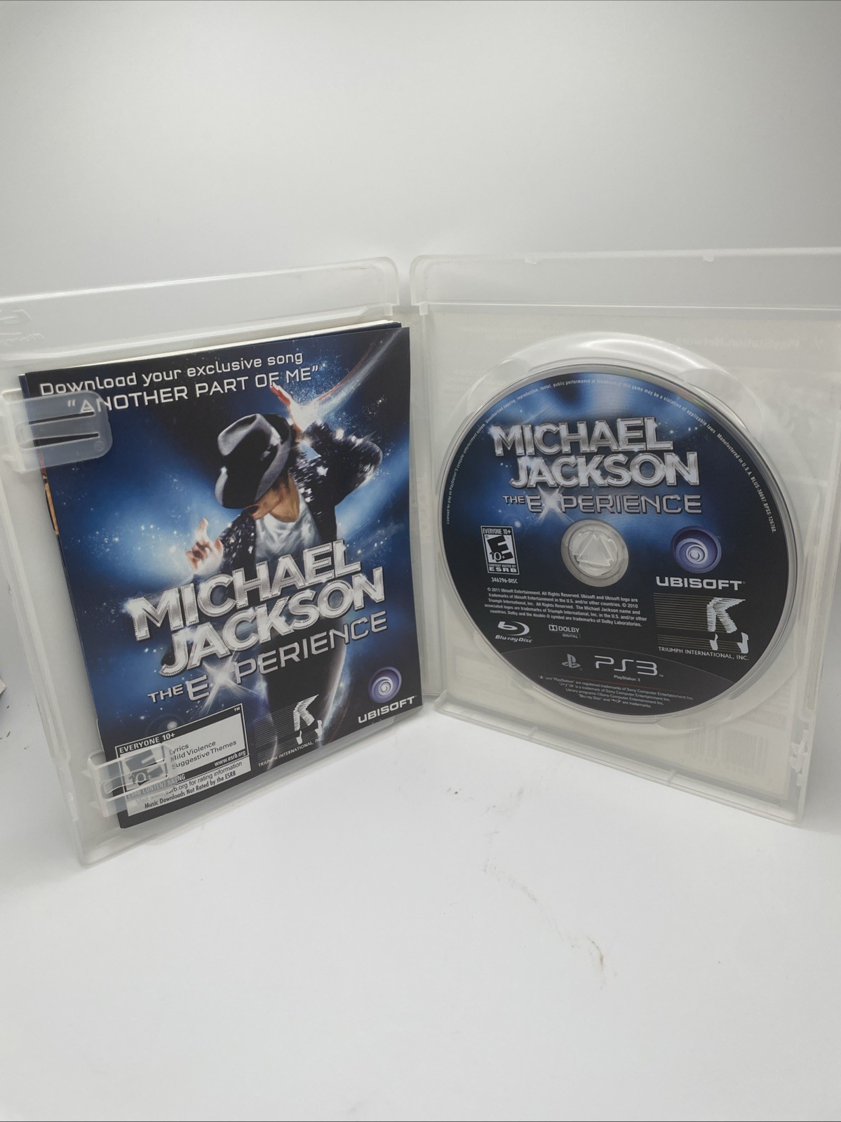 Michael Jackson: The Experience (Sony Playstation 3, 2011) Manual Complete