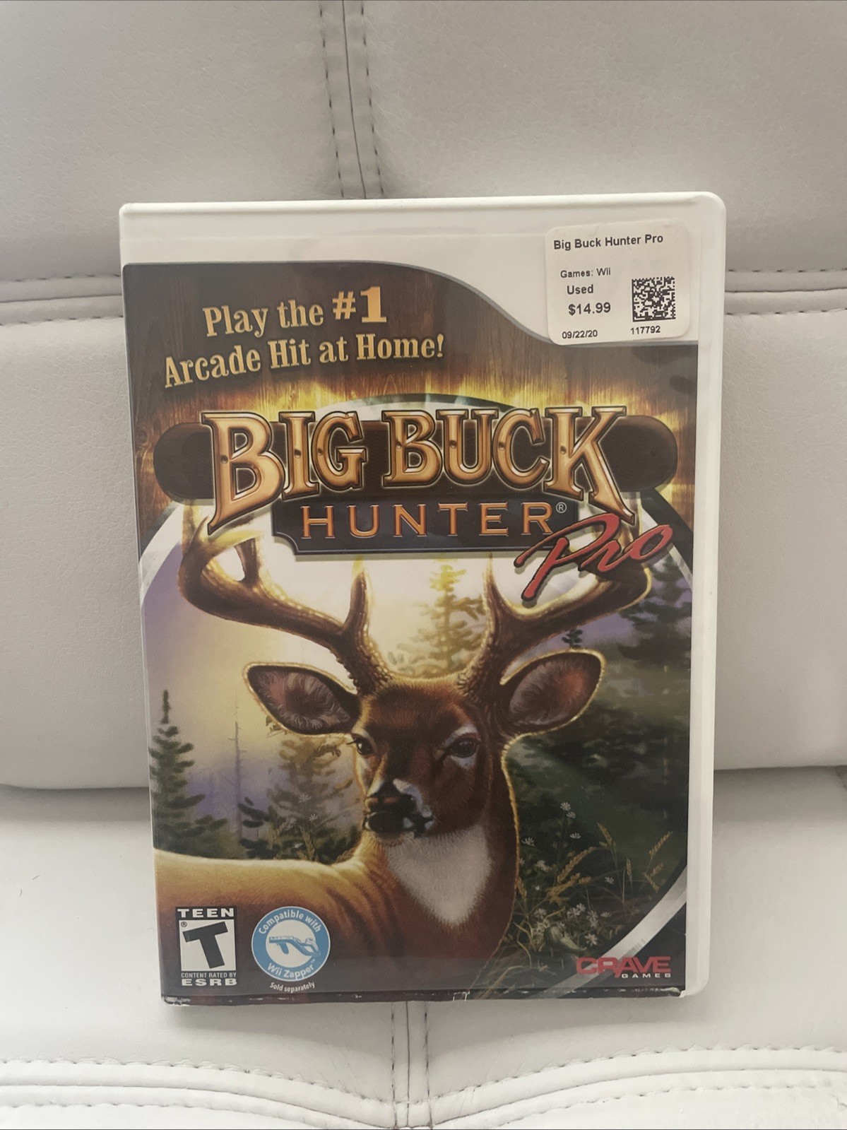 Big Buck Hunter Pro (Nintendo Wii, 2010) CIB With Manual Tested excellent disc