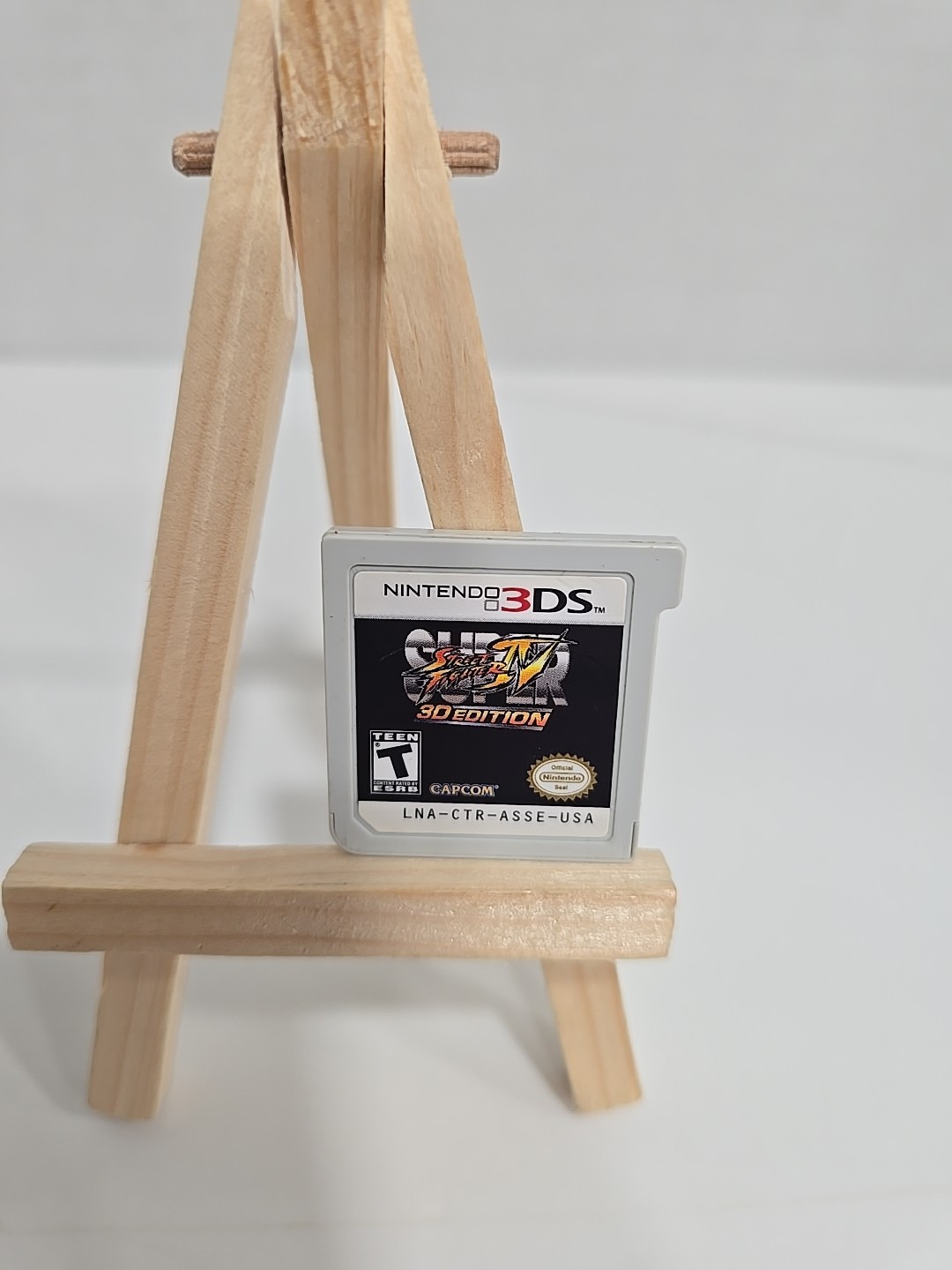 Super Street Fighter IV 3D Edition Nintendo 3DS Lenticular Slipcover CIB TESTED