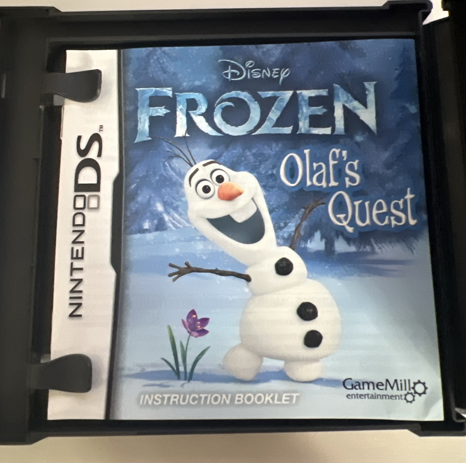 Disney Frozen Olafs Quest Nintendo DS Game Case Manual Complete TESTED
