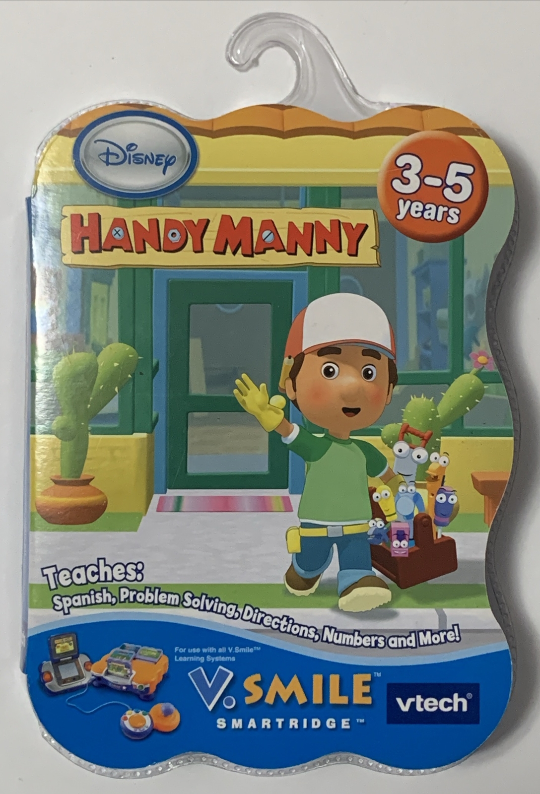 New Vtech V.smile Disney Handy Manny 3-5 Years Learning Systems Smartridge