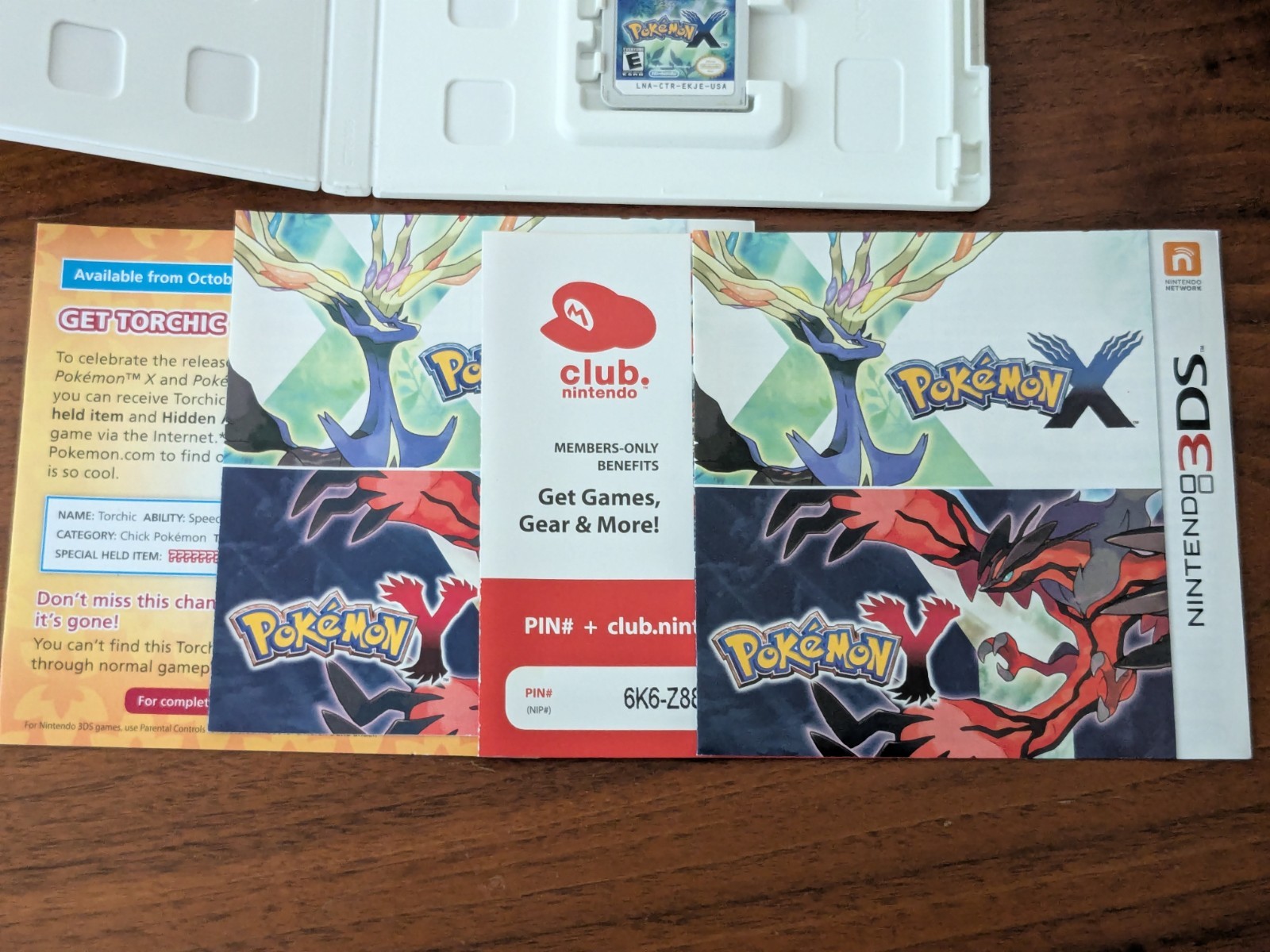 Pokemon X (Nintendo 3DS), Authentic, CIB, Complete, Tested Small Dent On Back