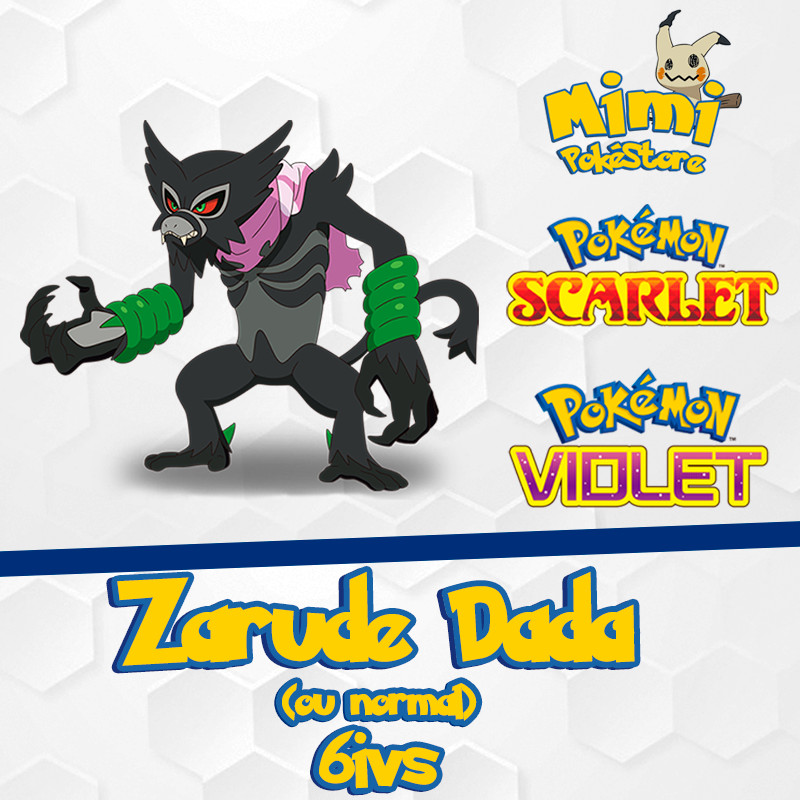 Zarude Dada or Normal 6IVs – Pokemon Scarlet & Violet