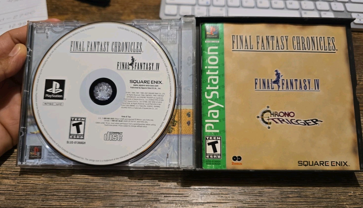 Final Fantasy Chronicles Final Fantasy IV & Chrono Trigger FFIV DISC NOT WORKING