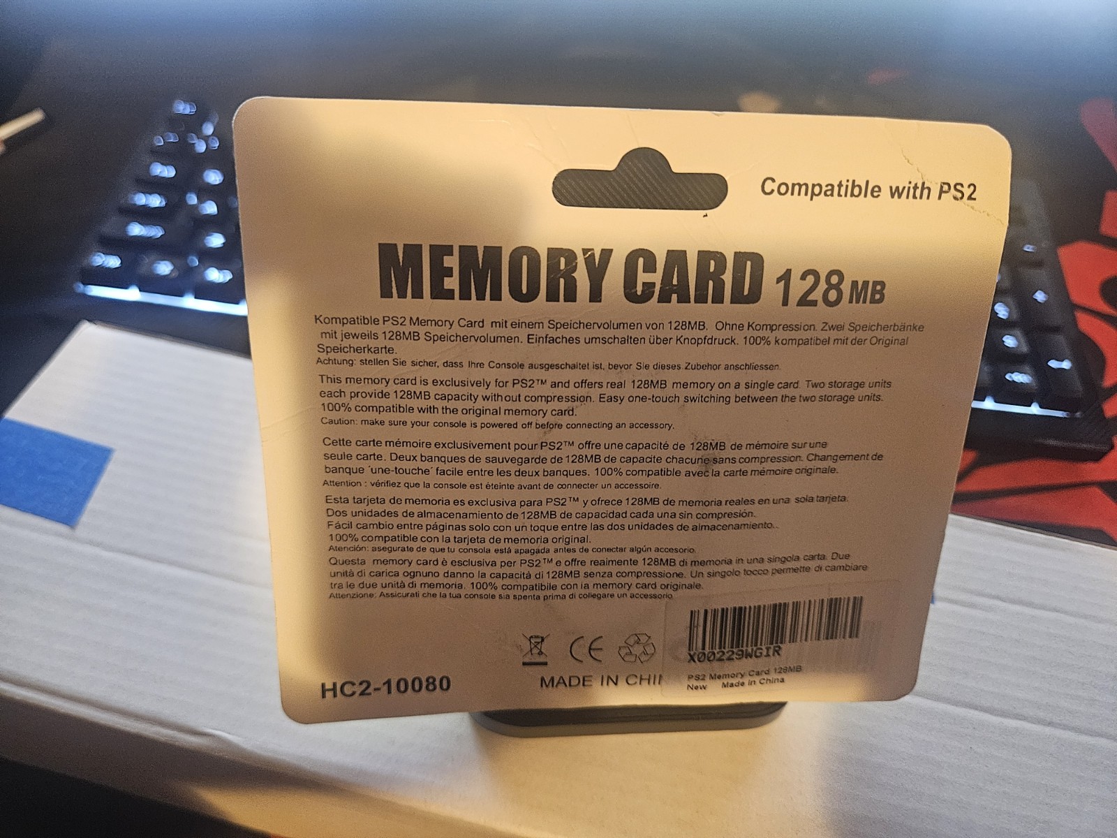 PS2 Memory Card High Speed 128MB Compatible with Sony PlayStation 2
