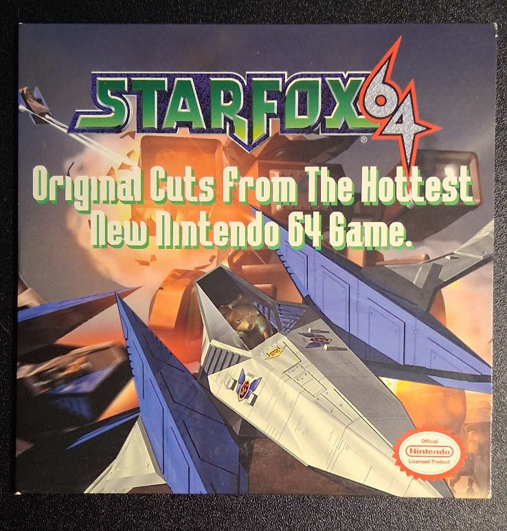 Star Fox 64 N64 Nintendo Original Cuts Soundtrack OST Music CD 1997 Starfox