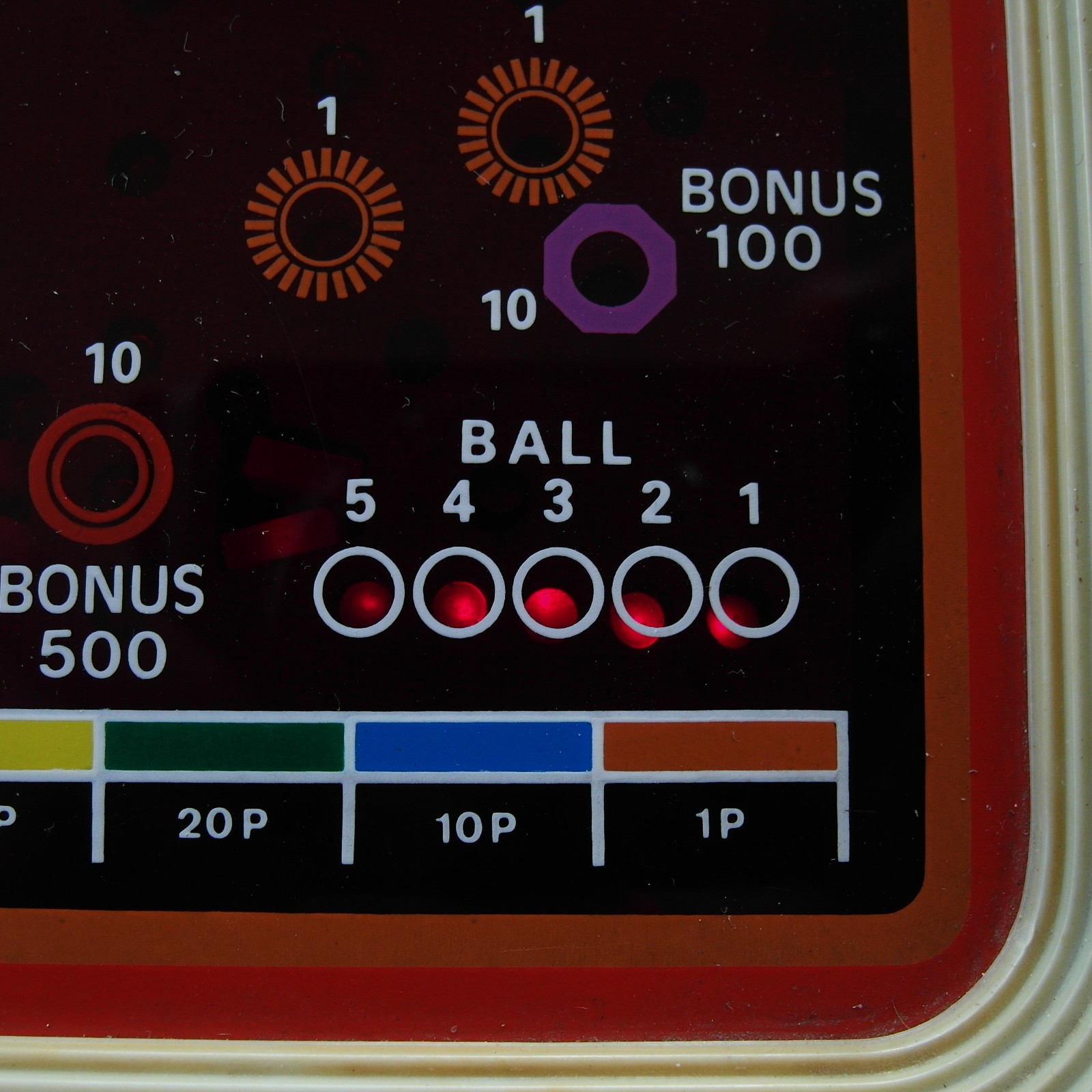 Rare Vintage Unimex Pinball Electronic LED Hong Kong 1970s Working!