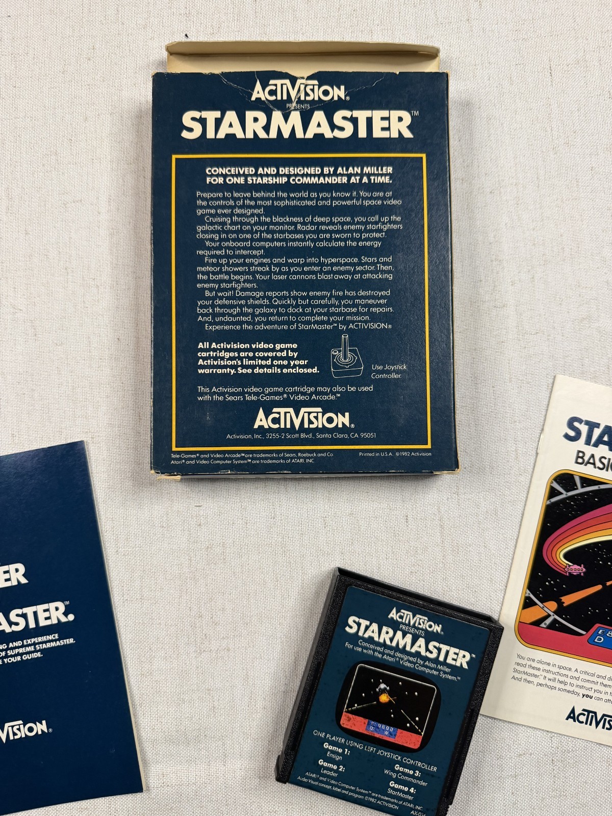Starmaster Atari 2600 1982 CIB Complete in Box – Very Cool!