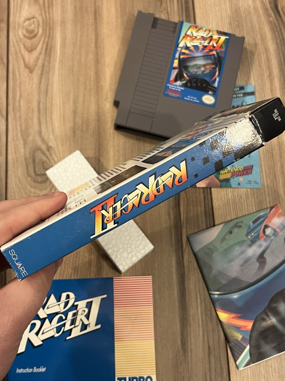 Rad Racer II (Nintendo NES, 1990) CIB Complete w/ Poster & Inserts Tested Works