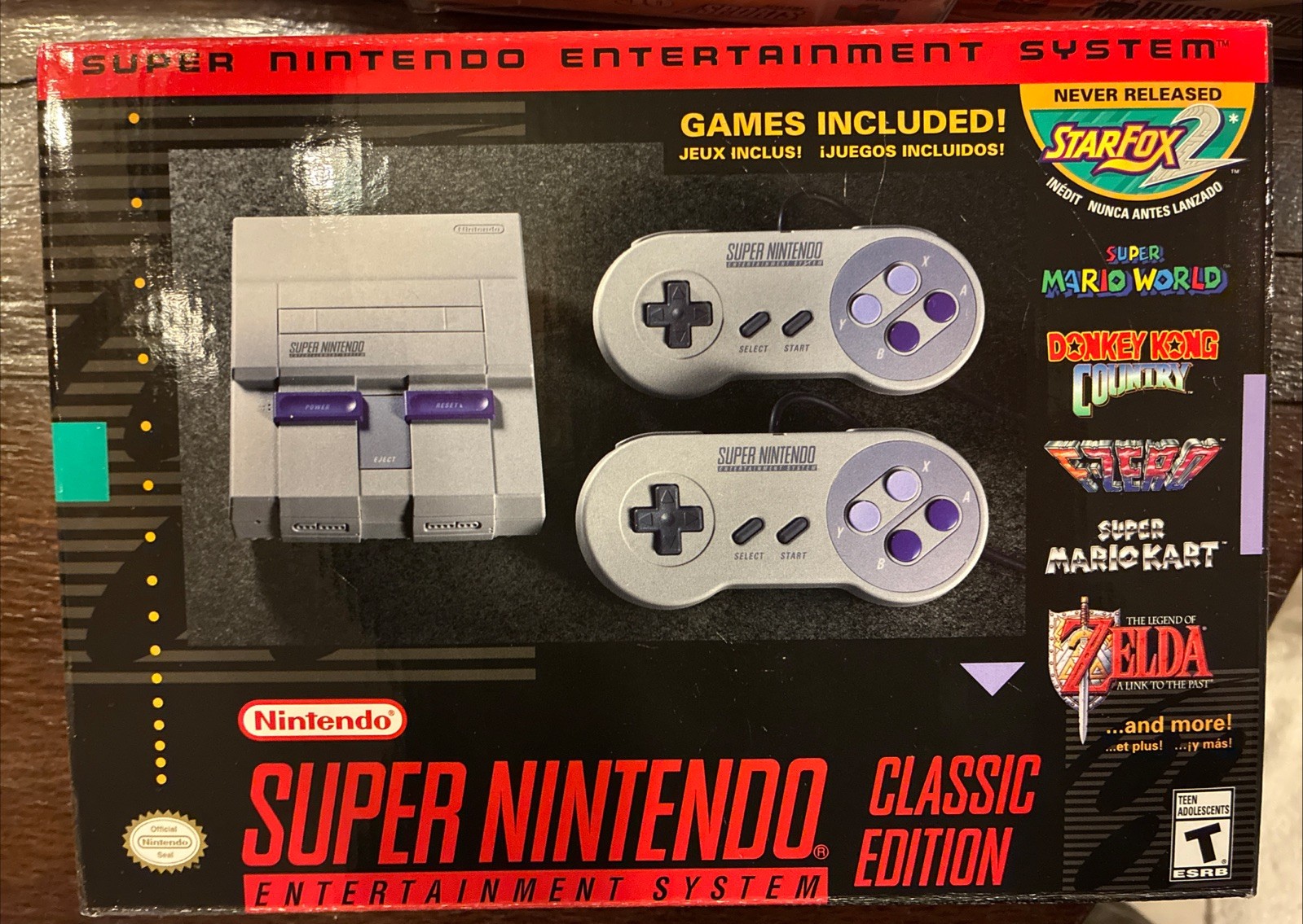SNES Super Nintendo Classic Edition Mini Console BRAND NEW SEALED Box Protector