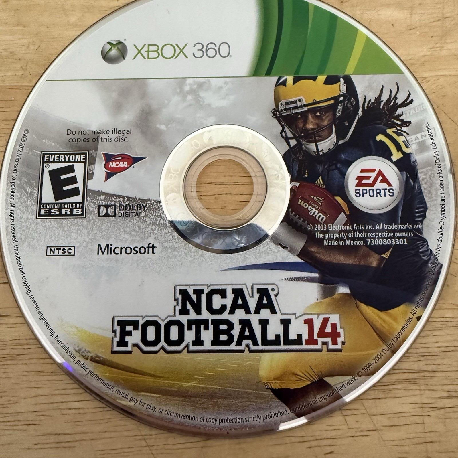 NCAA Football 14 Xbox 360 Complete CIB