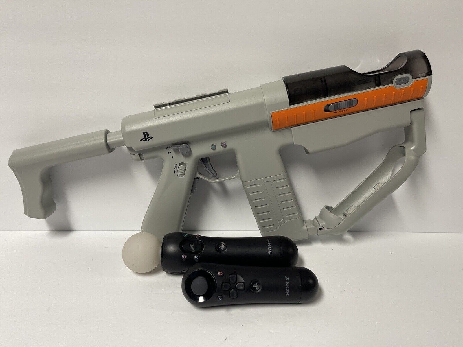 Sony PlayStation 3 PS3 Move Sharp Shooter CECHYA-ZRA1 W/ Motion Controller