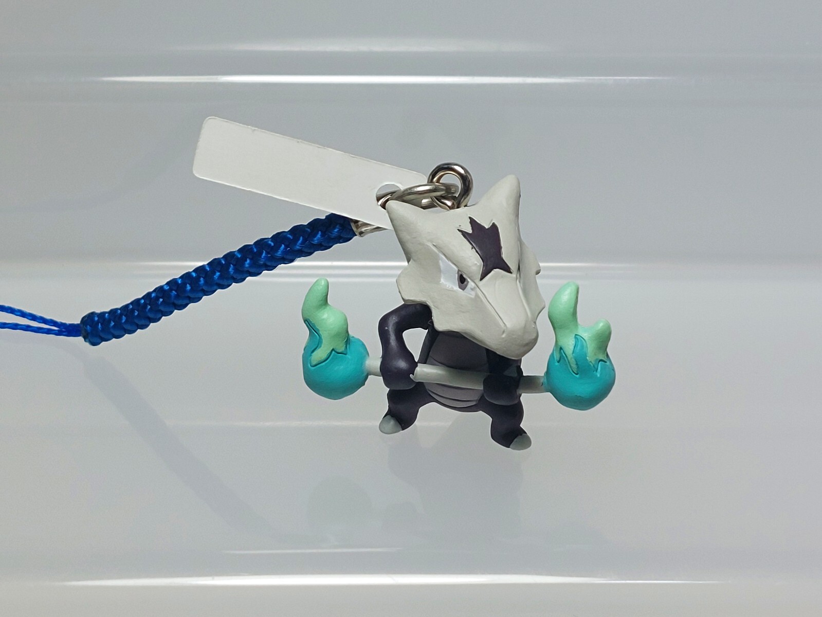 Alolan Marowak Garagara Pokemon Netsuke Mascot Figure Strap T-ARTS 2017 0.8in